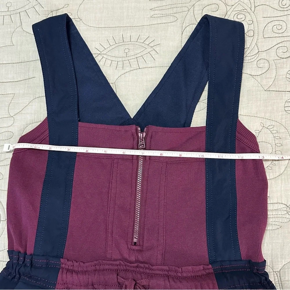 NWOT Daily Practice by Anthropologie Colorblock
Utility Jumpsuit Plum - Picture 8 of 10